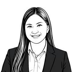 Line-drawn portrait of Tifany S.